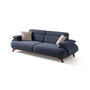Atelier Del Sofa Bonjo Walnut - Sofá de 3 Plazas Azul Marino
